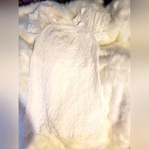 5 For $10 White Old Navy Cotton Eyelet Dress/ Slip